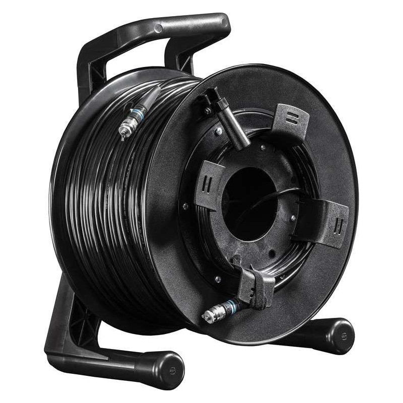 2Core MM Heavy Duty, 200m on drum FieldCast Cavo Fibra Ottica 2Core 200m con avvolgicavo