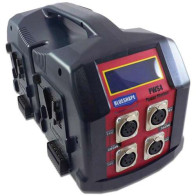 PWS4 Power-Station Blueshape per il supporto di 4 batterie V-lock doppio Voltaggio 14V e 24V