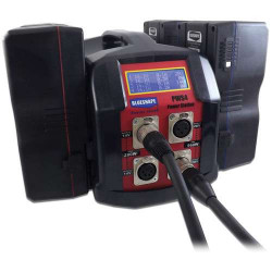 PWS4 Power-Station Blueshape per il supporto di 4 batterie V-lock doppio Voltaggio 14V e 24V