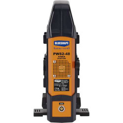 PWS2-48 Power-Station Blueshape per il supporto di 2 batterie V-lock doppio Voltaggio 14V e 48V