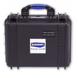 PWS-RUGGED Power-Station Blueshape robusta 48V-28V-14V da produzione sul campo per batterie con attacco V-Lock