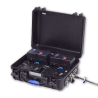 PWS-RUGGED Power-Station Blueshape robusta 48V-28V-14V da produzione sul campo per batterie con attacco V-Lock