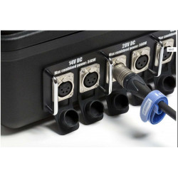 PWS-RUGGED-3S Power-Station Blueshape robusta 48V-28V-14V da produzione sul campo per batterie con attacco Gold-Mount 3-Studs