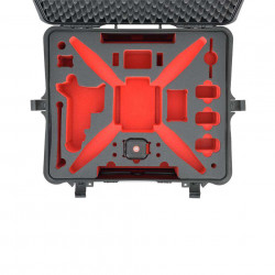 Hard case HPRC per DJI PHANTOM 2/2 VISION/2 VISION+, BLACK/RED FOAM