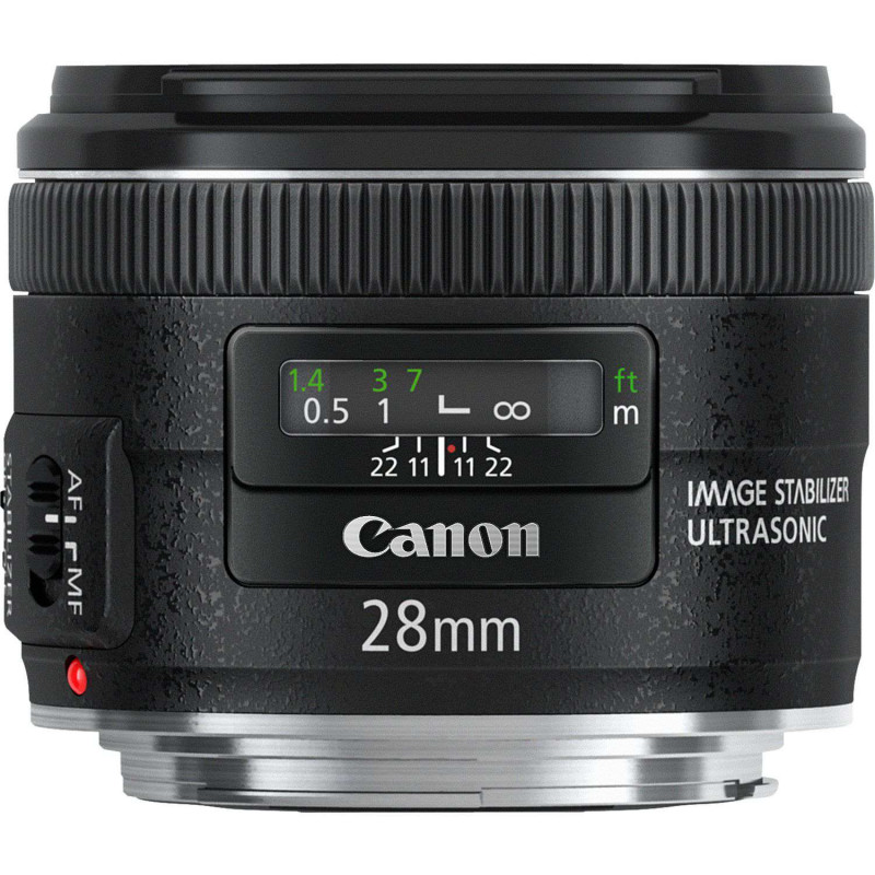 EF 28mm f/2.8 IS USM Canon obiettivo grandangolo 28mm