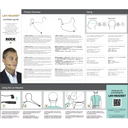 LAV-HEADSET  Medium Rode da utilizzare con SmartLav e SmartLav+