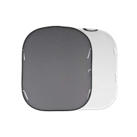 Fondale Lastolite richiudibile Bianco / Grigio 150 x 180 cm