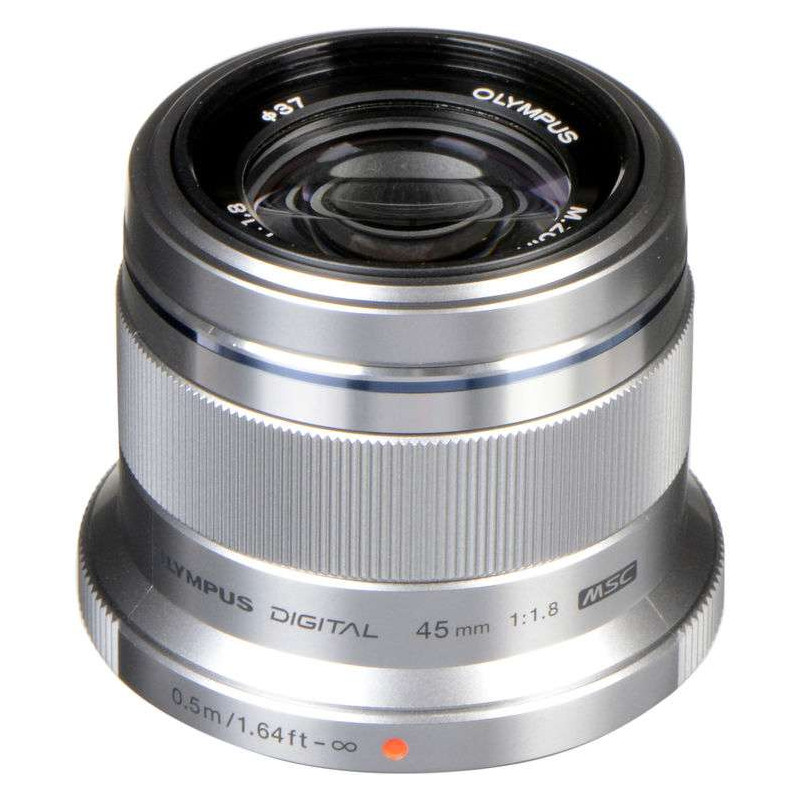 M.ZD-45S 45 mm 1:1.8 OLYMPUS M.ZUIKO Digital obiettivo Micro 4/3  Premium Silver