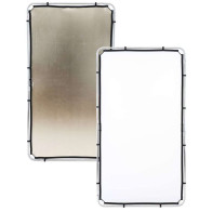 Tessuto Lastolite per skylite fabric piccolo sunfire/bianco 1,1X2m