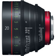 CN-E20MM T1.5 LF (M) Canon obiettivo Cine Prime (Scala delle distanze in metri)
