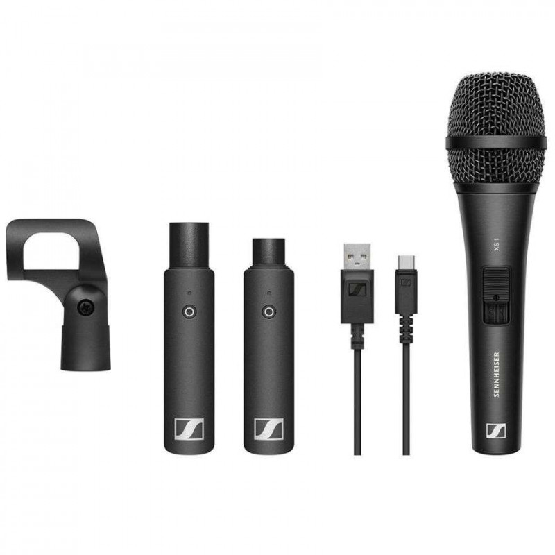 XSW-D VOCAL SET Sistema completo Sennheiser Microfono XS1+ trasmettitore XLR F + Ricevitore XLR M + Cavo USB-C