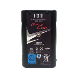 CUE-D300 IDX Batteria al litio  con attacco V-Mount