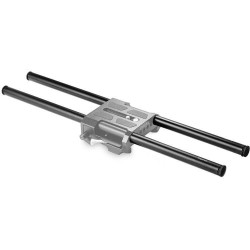 1054 SmallRig 15mm Black Aluminum Alloy Rod (M12-40cm) 16pollici, 2 pezzi