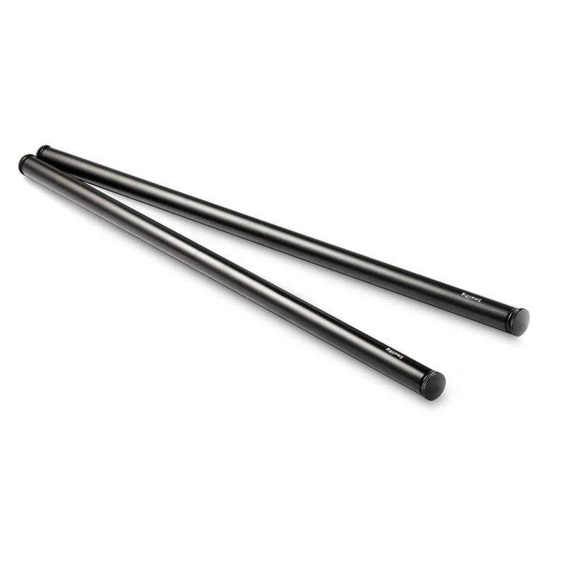 1054 SmallRig 15mm Black Aluminum Alloy Rod (M12-40cm) 16pollici, 2 pezzi