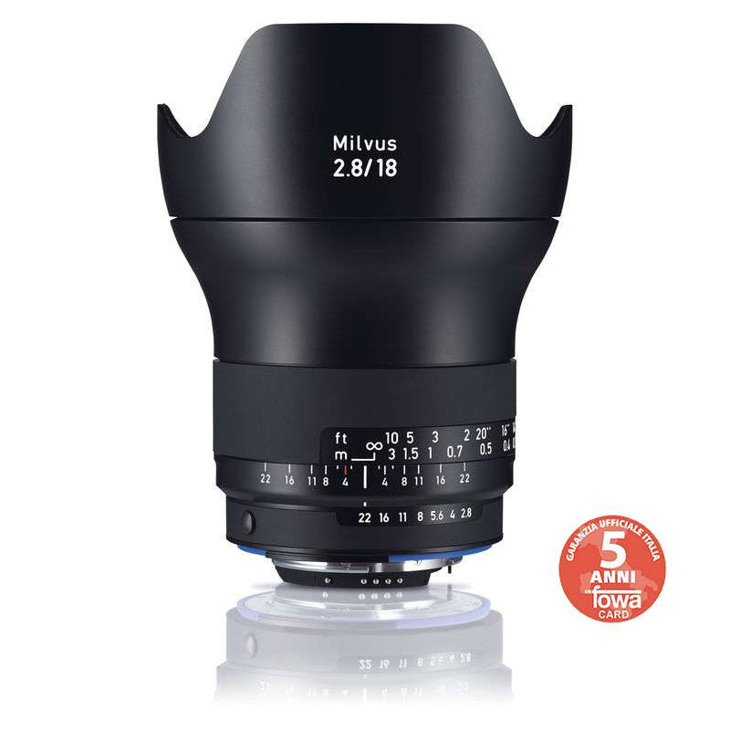 ZF6517 ZEISS MILVUS 2.8/18 ZE obiettivo fotografico per Canon EF