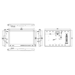 BM280-4KS Lilliput LCD monitor 28" 4K 3D LUTS e HDR