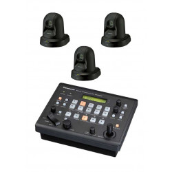 KIT 3 PTZ AW-HN38 Panasonic + Remote Camera Controller