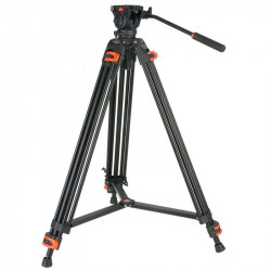 DF26AQ7 Treppiede video COMAN 3Sez. 905/1830mm Max Load 12Kg Testa Q7, Alluminio