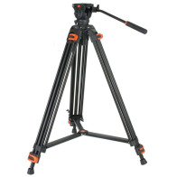 DF26AQ7 Treppiede video COMAN 3Sez. 905/1830mm Max Load 12Kg Testa Q7, Alluminio