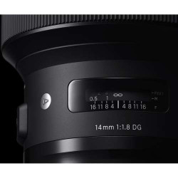 S14EF Sigma Obiettivo 14 mm - F / 1.8 DG HSM Art Lens per Canon EF