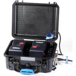 PWS-RUGGED MINI Power-Station Blueshape 48V-28V-14V da produzione sul campo per batterie con attacco V-Lock