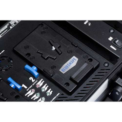 PWS-RUGGED MINI Power-Station Blueshape 48V-28V-14V da produzione sul campo per batterie con attacco V-Lock