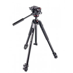 MK190X3-2W Kit Manfrotto serie 190 a 3 sezioni, con testa foto/video fluida