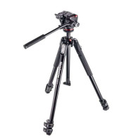 MK190X3-2W Kit Manfrotto serie 190 a 3 sezioni, con testa foto/video fluida