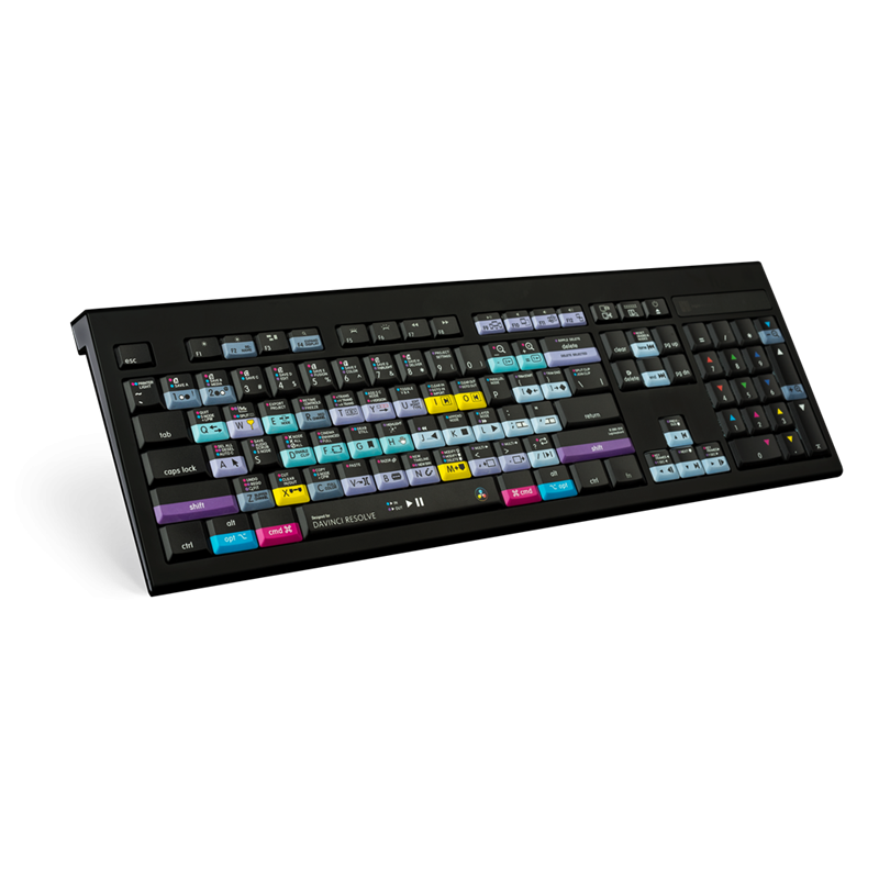LKB-RESB-AMBH-UK Logickeyboard tastiera per DaVinci Resolve 15/16 Mac