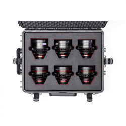 MNCTROPT Hard Case Trolley per Kit 6 Ottiche Canon Cine