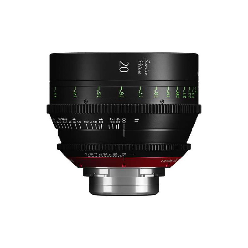 CN-E20mm T1.5 FP X(METER) SUMIRE Canon Obiettivo T1,5 da 20mm attacco PL (scala distanze in METRI)