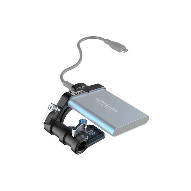 8-SSDH ST5 CS 8Sinn Supporto SSD 15mm per slitta per Samsung T5