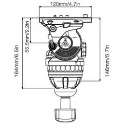 GH06F E-Image Testa fluida a base piatta