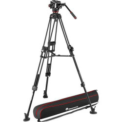 MVK504XTWINFA Manfrotto Testa Piatta 504X e treppiede 645 Fast Twin Alu