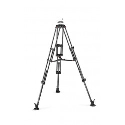 MVK504XTWINMC Manfrotto Testa Fluida 504X e Trep. 2 tubi in FC e stab. centrale