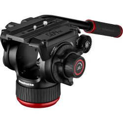 MVK504XTWINMA Manfrotto Testa Fluida 504X e Trep. 2 tubi in Allu. e stab. centr.