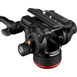 MVK504XTWINGA Manfrotto Testa Video Fluida 504X e Trep. 2Tubi in All. con SC