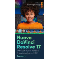DaVinci Resolve Studio 17 (Dongle) Blackmagic Design Color Correction Software con licenza su chiavetta USB