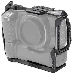2765 SmallRig Cage per BMPCC 4K e 6K con Battery Grip collegato
