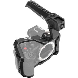 8-PS5 C+8-THBRAVEN 8Sinn Cage per Panasonic S5 + Top Handle Black Raven