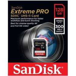 SANDISK EXTREME PRO 128GB  HC 260/300 MB/s- 3100860
