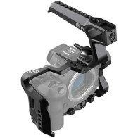 8-CEOSR5 C+8-THBRAVEN 8Sinn Cage per Canon EOS R5 ed R6 + Top Handle Black Raven