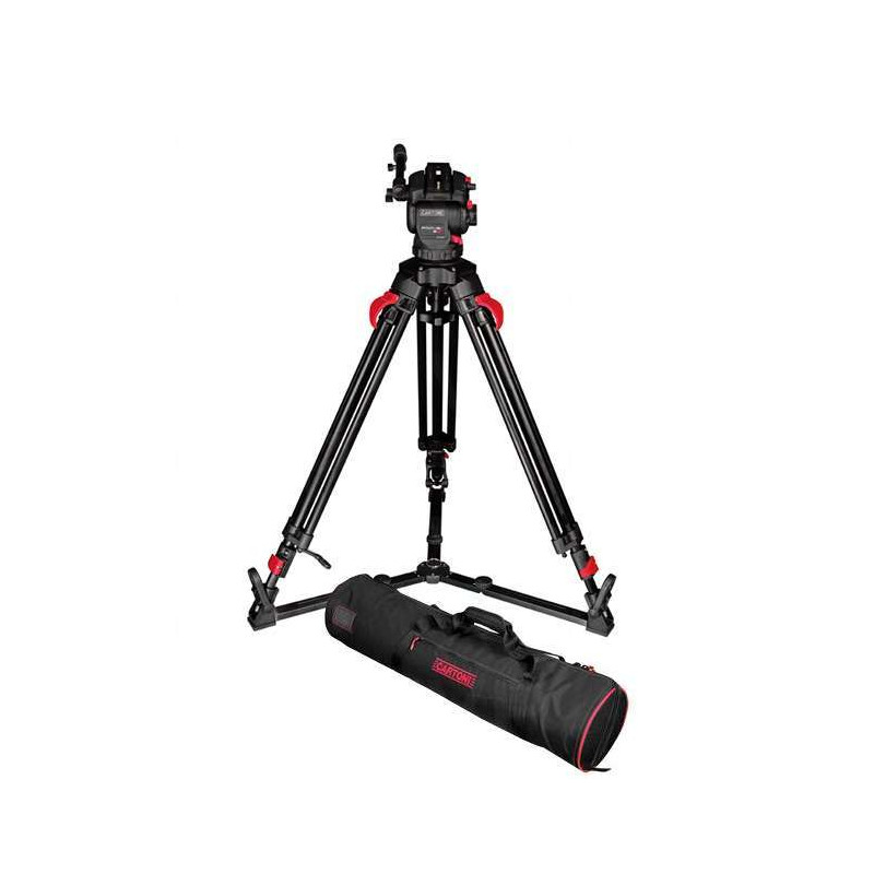 Focus 8 KF08-RLG Cartoni Sistema 2-St-Alu Red Lock