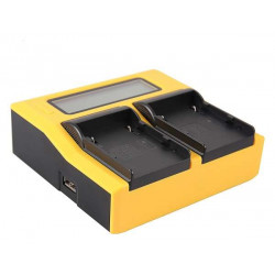 7689 PATONA Caricabatterie doppio per batterie Canon BP-A30