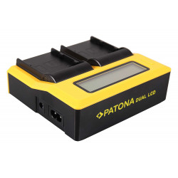 7689 PATONA Caricabatterie doppio per batterie Canon BP-A30
