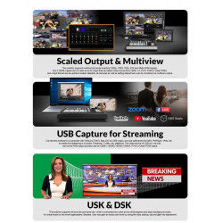 AV MATRIX Streaming Video Switcher Mini 4CH HDMI