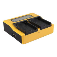 7525 PATONA Caricabatterie doppio per batterie Sony NP-FM50