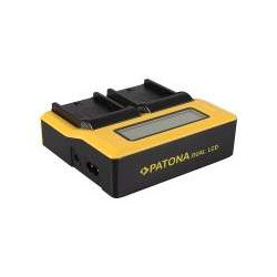 7525 PATONA Caricabatterie doppio per batterie Sony NP-FM50