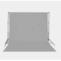 E-Image fondale grigio 3x6m in tessuto