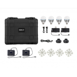 Nanlite kit 4 PavoBulb 10C RGBWW